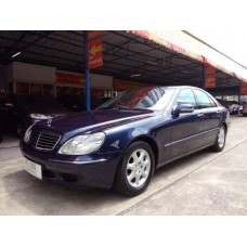 2001 BENZ S280 AUTO สภาพสวยมาก ไม่เคยมีอุบัติเหตุ เบาะหน้าหลังไฟฟ้า ช่วงล่างไฟฟ้า